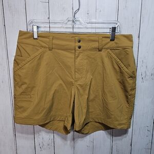 NWOT ExOfficio Amphi Shorts Women's Scotch Stretch Nylon Hiking Outdoors Size 12